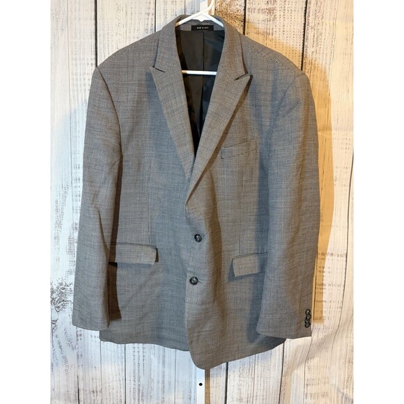 Kenneth Cole Other - Kenneth Cole Men’s Suit Coat 48 Regular 100% Wool Houndstooth